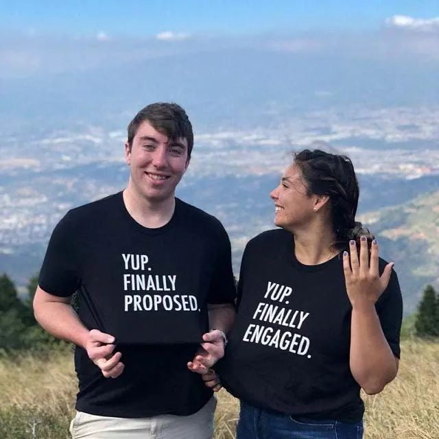 Finally Proposed & Engaged Shirts - Image 3