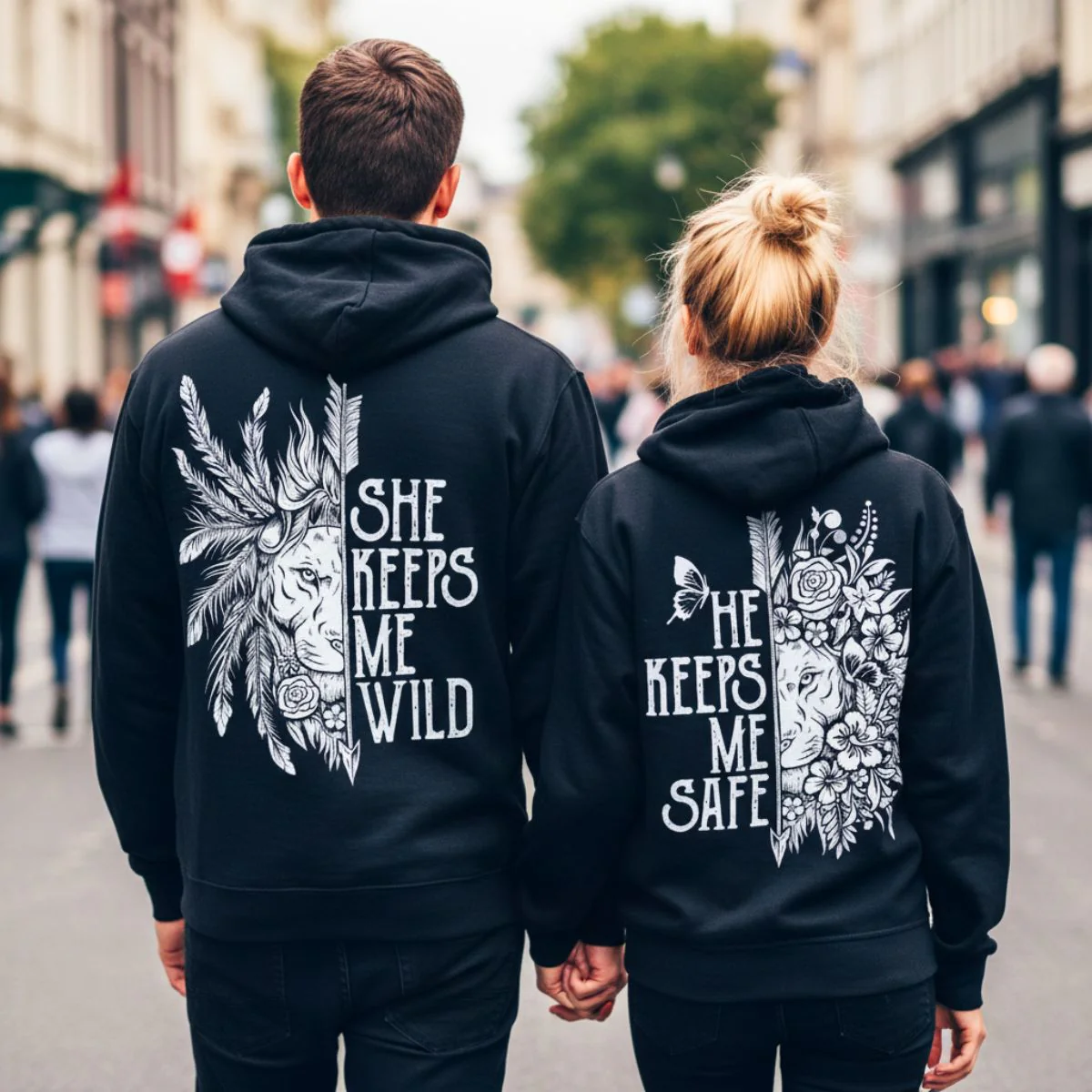 Black Wild & Safe Hoodies - Image 4